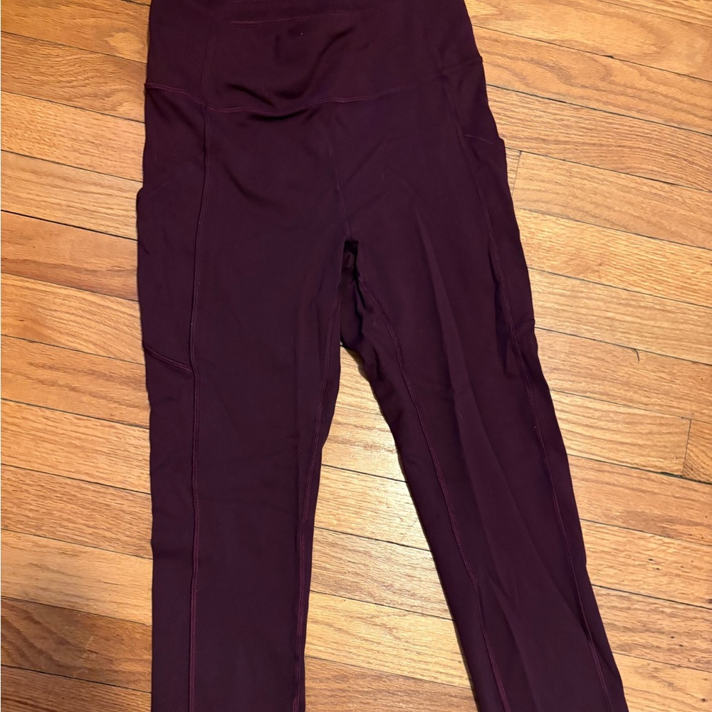 lululemon athletica Maroon Leggings